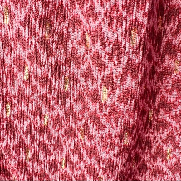 PAIGE Women's Doris Three Quarter Button Front V-Neckline in Papaya Size Small - Picture 6 of 16